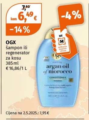 OGX šampon ili regenerator za kosu