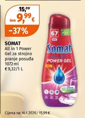 SOMAT All in 1 Power Gel