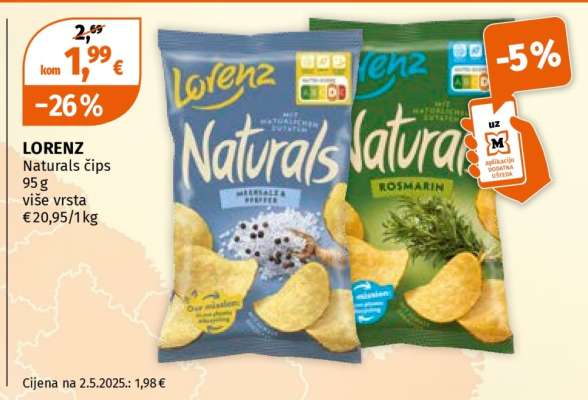LORENZ Naturals čips