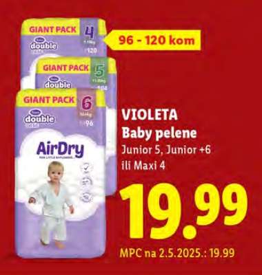 Violeta Baby pelene