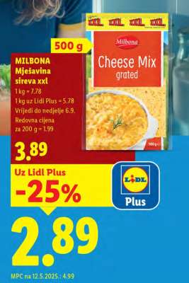 MILBONA Mješavina sireva XXL