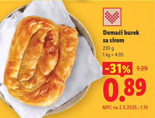 Domaci burek sa sirom