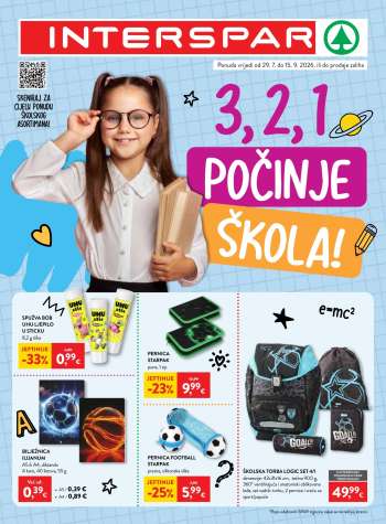 INTERSPAR katalog - 29.08.2026. - 15.09.2026.