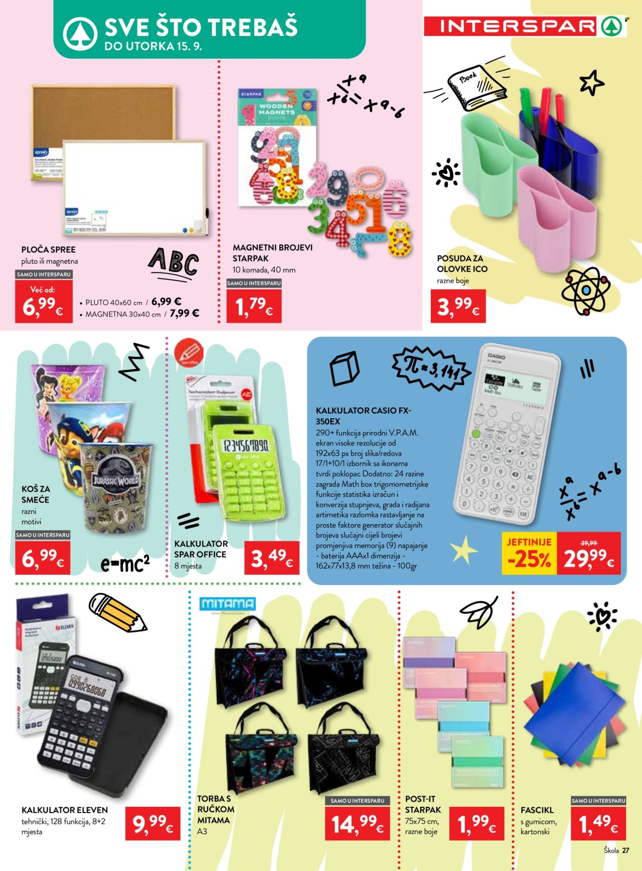 INTERSPAR katalog - 29.08.2026. - 15.09.2026. Stranica 27