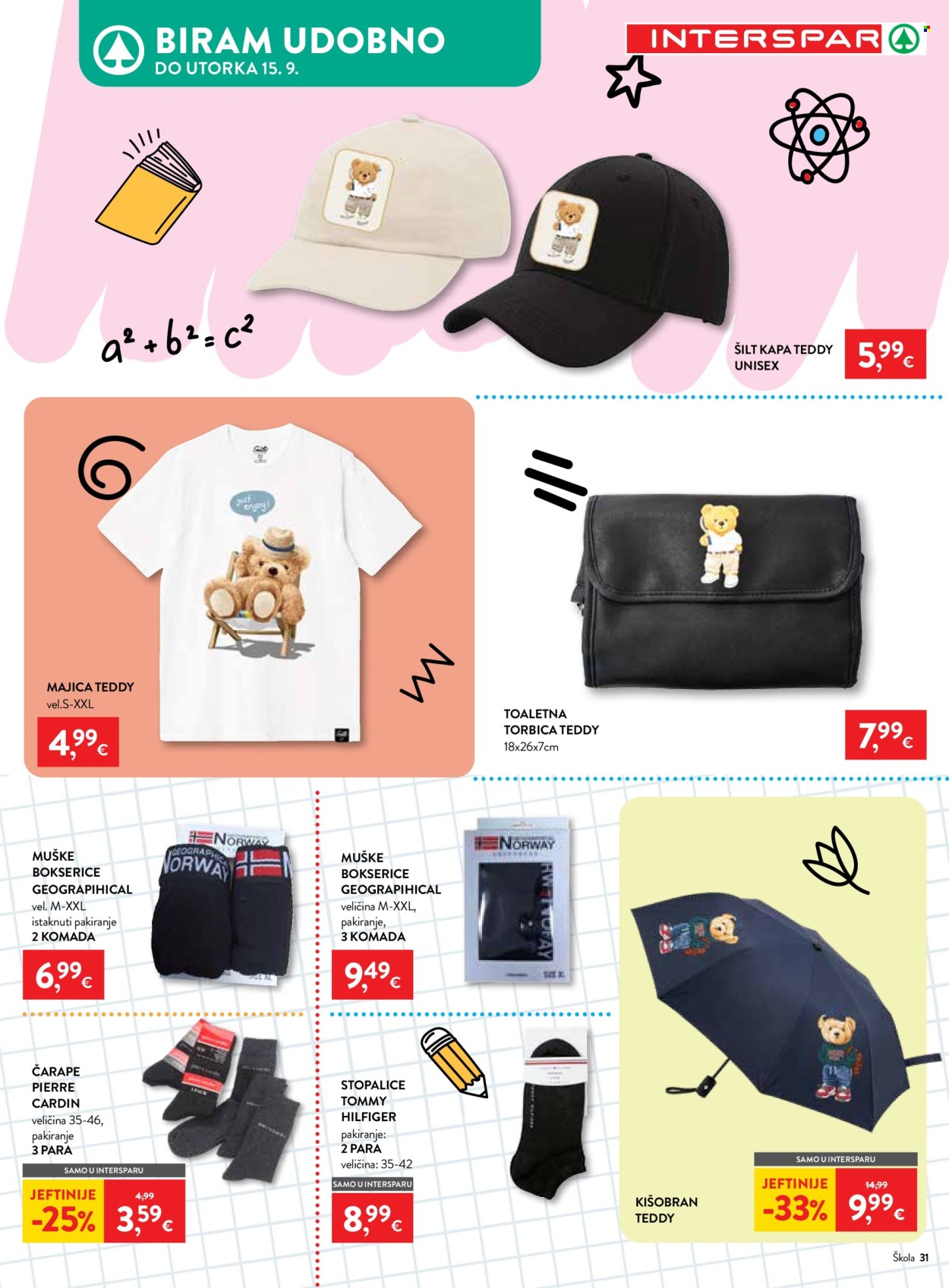 INTERSPAR katalog - 29.08.2026. - 15.09.2026. Stranica 31