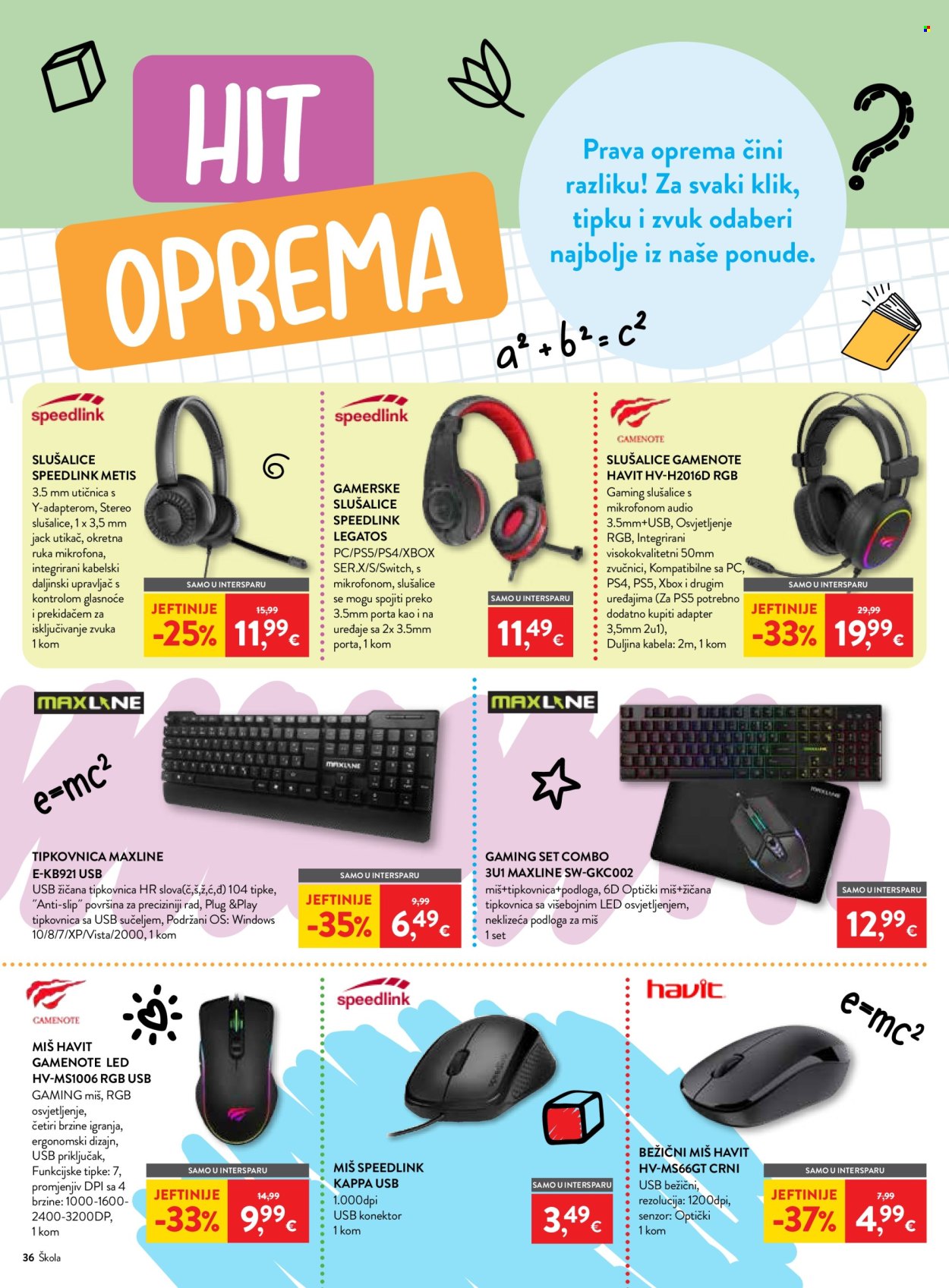 INTERSPAR katalog - 29.08.2026. - 15.09.2026. Stranica 36