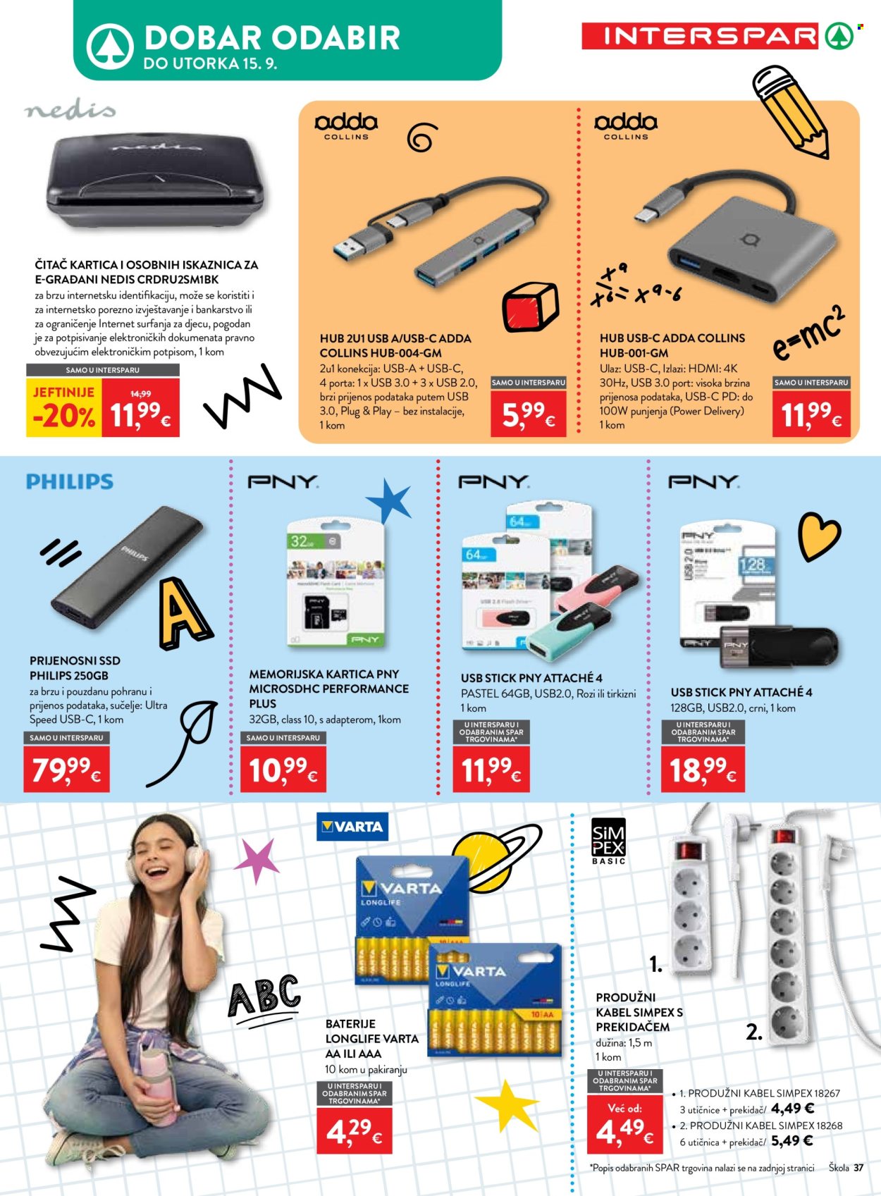 INTERSPAR katalog - 29.08.2026. - 15.09.2026. Stranica 37