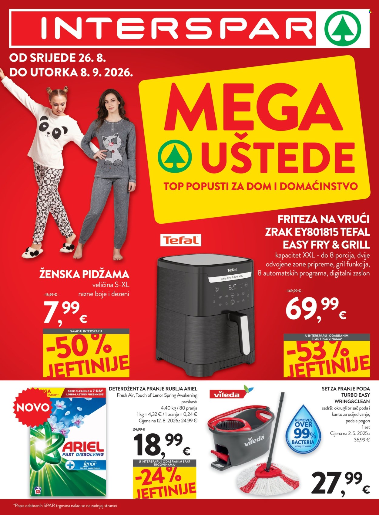 INTERSPAR katalog - 26.08.2026. - 08.09.2026. Stranica 1