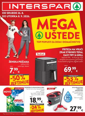 INTERSPAR katalog - 26.08.2026. - 08.09.2026.