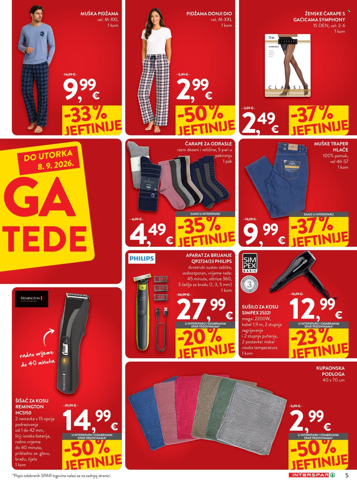 INTERSPAR katalog - 26.08.2026. - 08.09.2026. Stranica 5