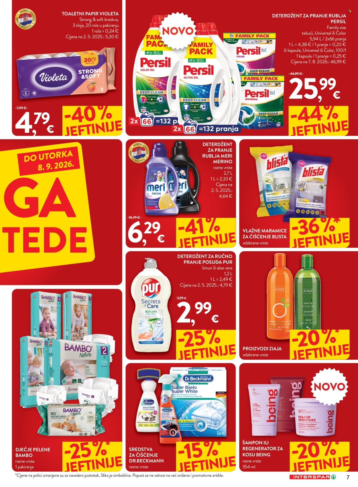 INTERSPAR katalog - 26.08.2026. - 08.09.2026. Stranica 7