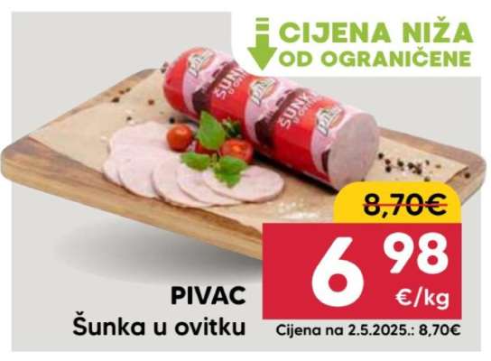 Pivac Šunka u ovitku