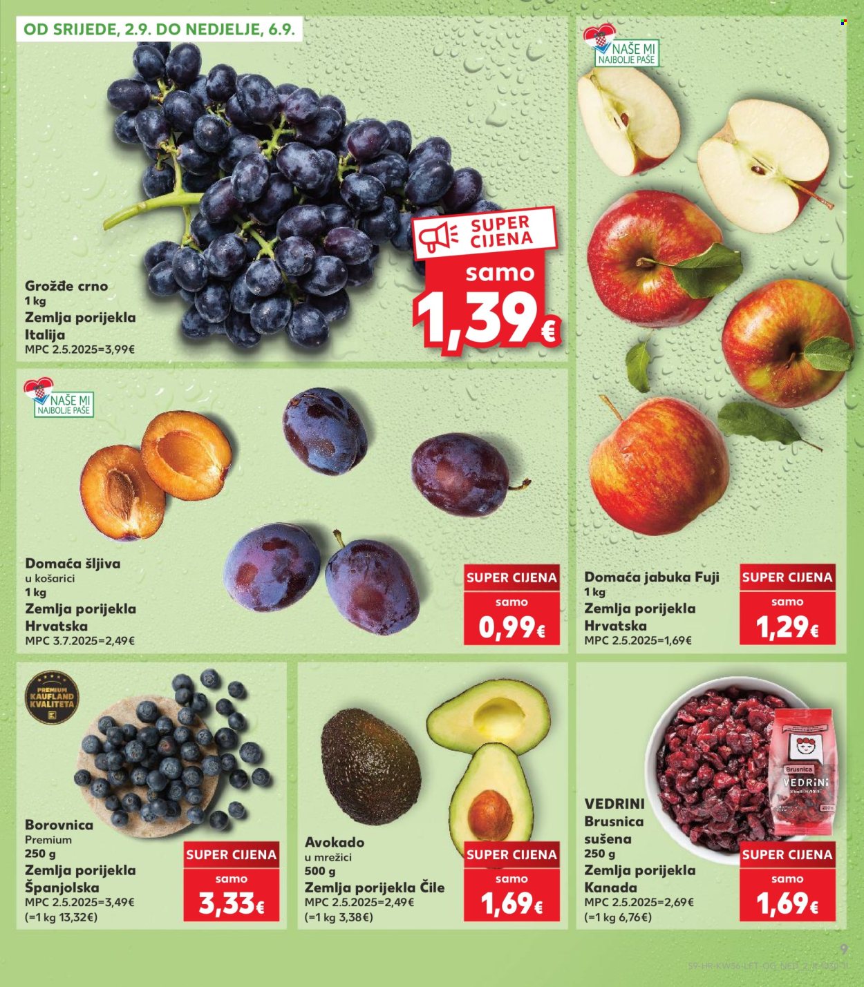 Kaufland katalog - 02.09.2026. - 08.09.2026. Stranica 9