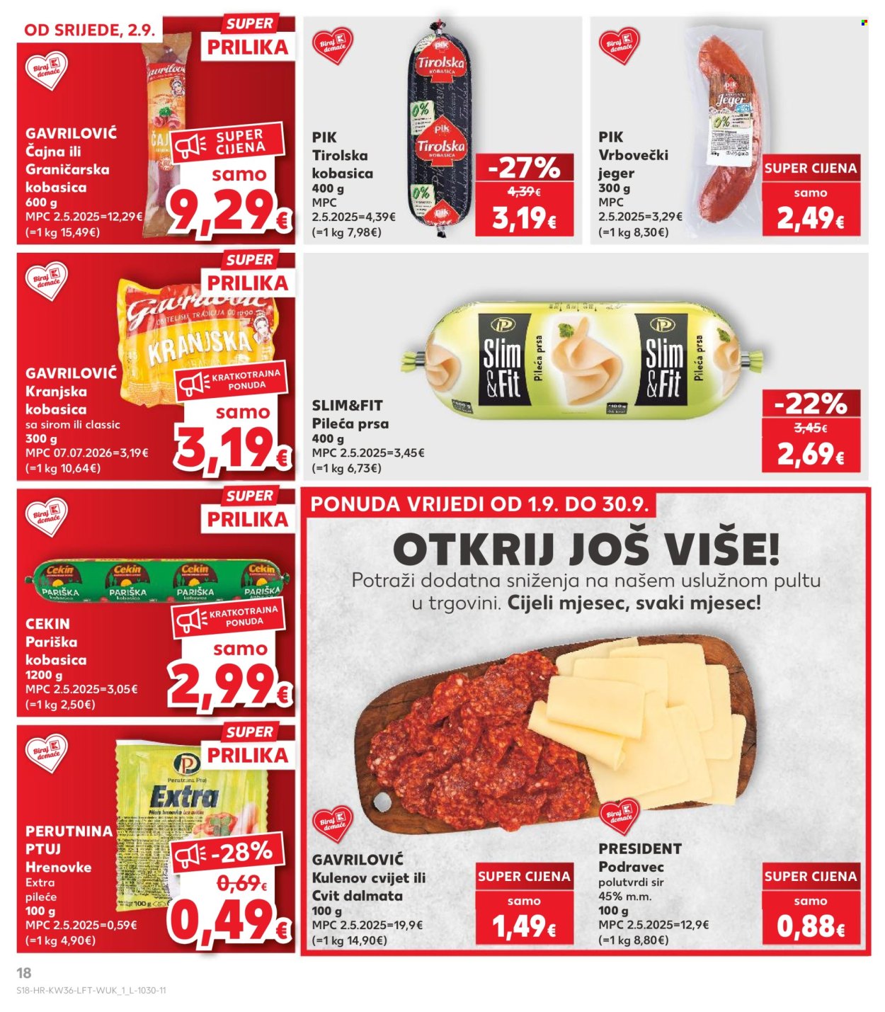 Kaufland katalog - 02.09.2026. - 08.09.2026. Stranica 18