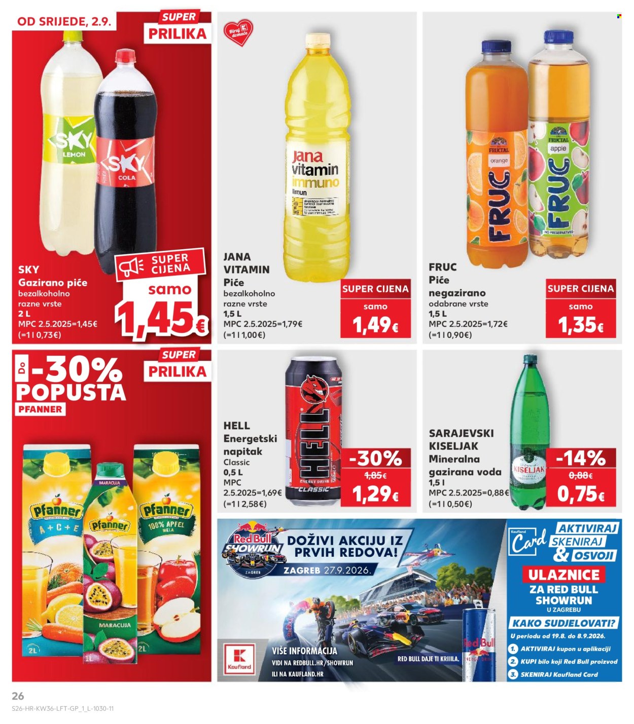 Leták Kaufland - 2.9.2026 - 8.9.2026. Strana 26