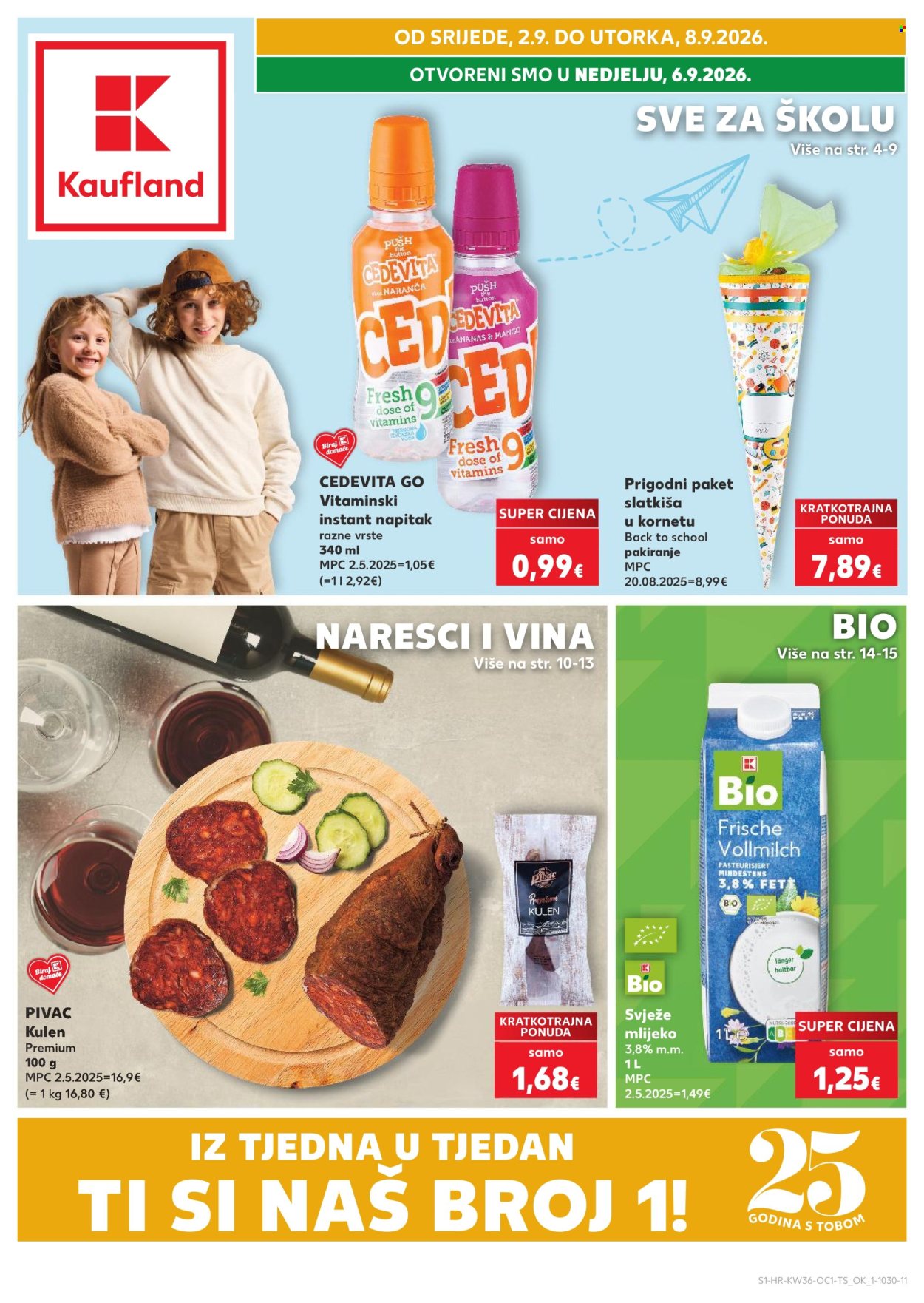 Kaufland katalog - 02.09.2026. - 08.09.2026. Stranica 1