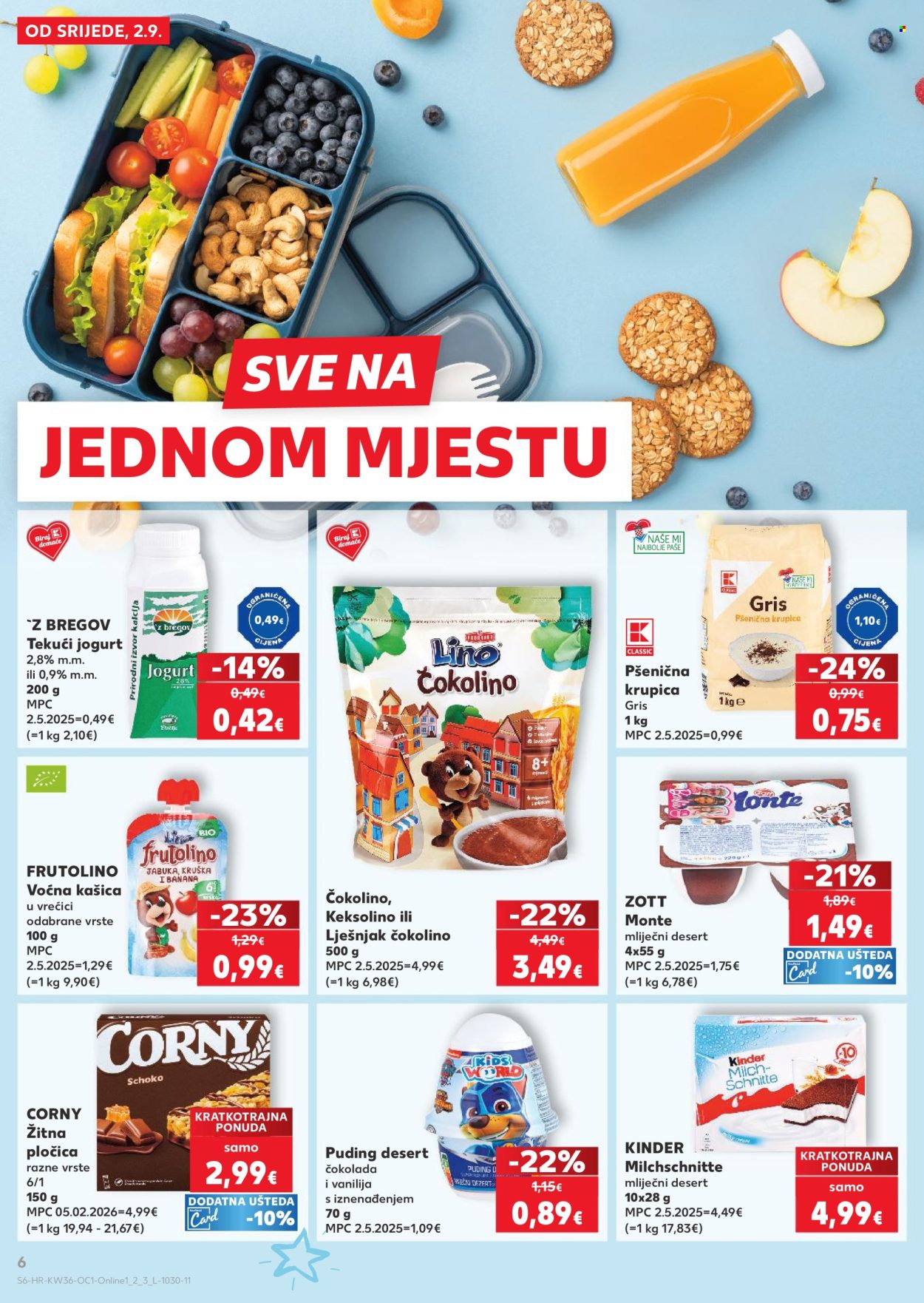 Kaufland katalog - 02.09.2026. - 08.09.2026. Stranica 6
