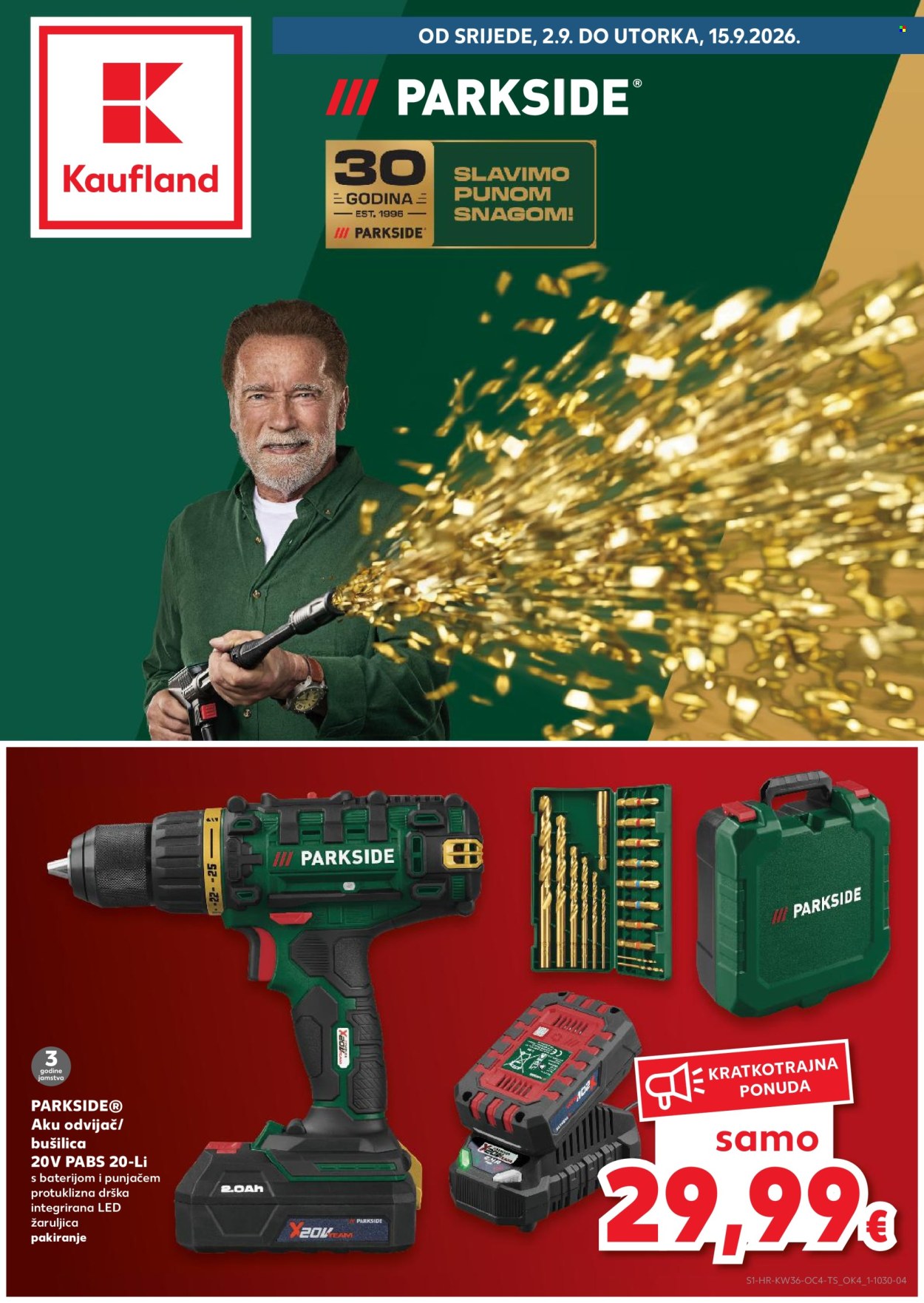 Leták Kaufland - 2.9.2026 - 15.9.2026. Strana 1