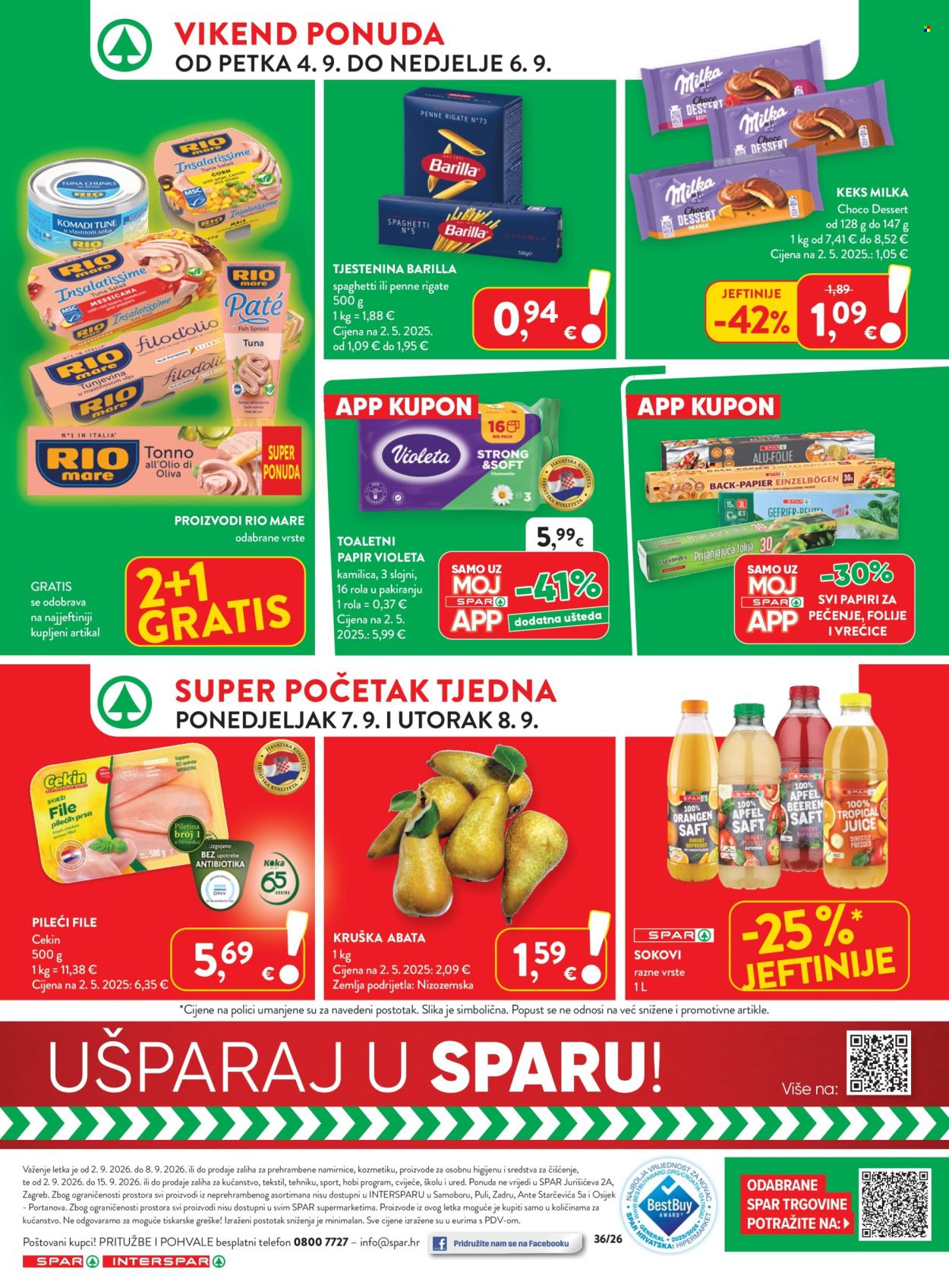 INTERSPAR katalog - 02.09.2026. - 08.09.2026. Stranica 31