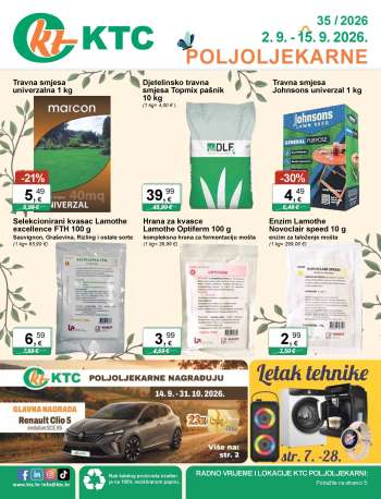 KTC katalog - 02.09.2026. - 15.09.2026.