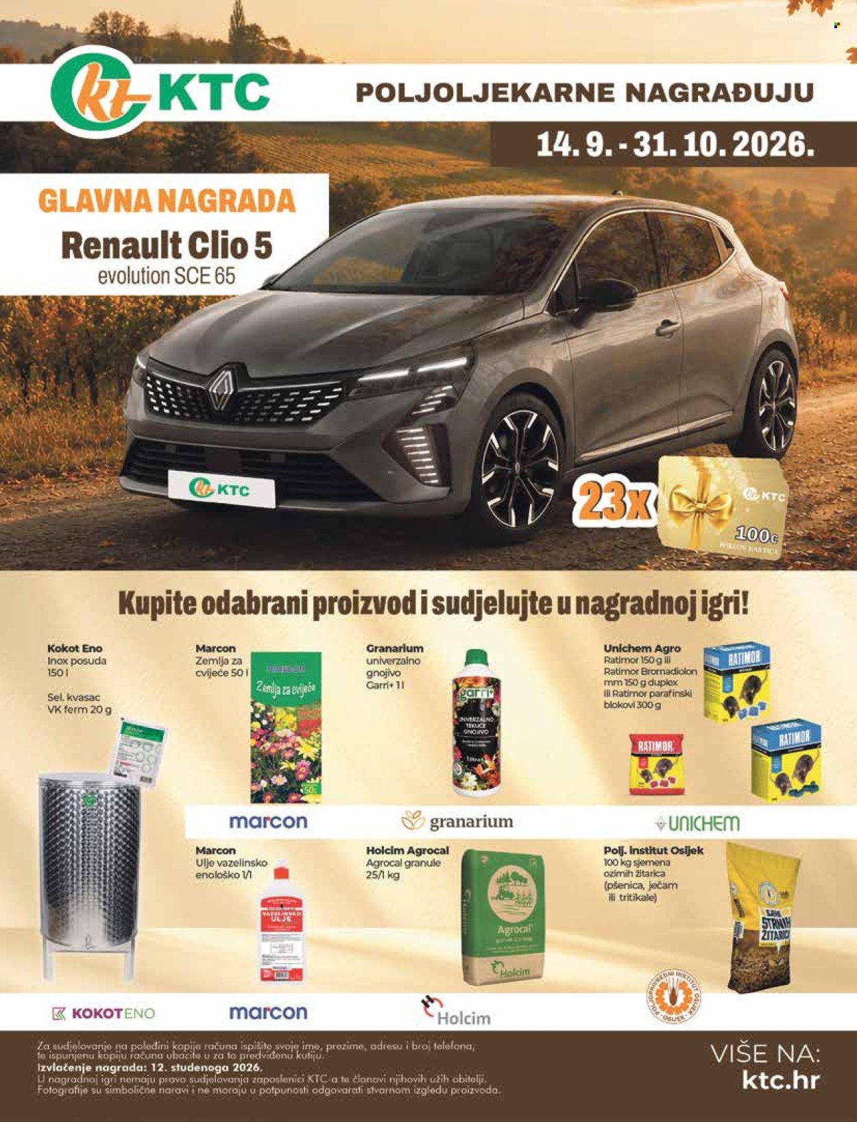 Leták KTC - 2.9.2026 - 15.9.2026. Strana 2