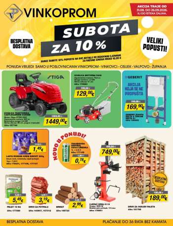 Vinkoprom katalog - 31.08.2026. - 26.09.2026.