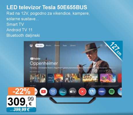 LED televizor Tesla 50E655BUS