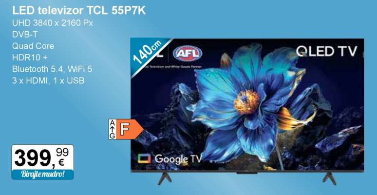 LED televizor TCL 55P7K