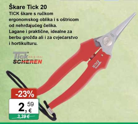 Škare Tick 20