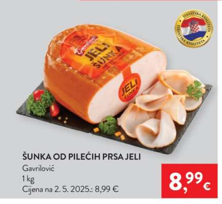 Šunka od pilećih prsa Jeli