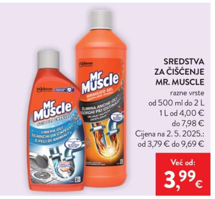 Sredstva za čišćenje Mr. Muscle