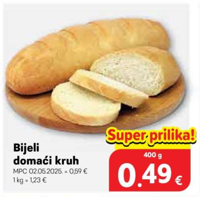 Bijeli domaći kruh