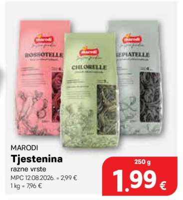 MARODI tjestenina