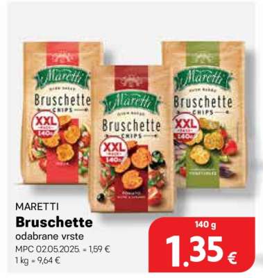 MARETTI Bruschette odabrane vrste