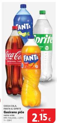 COCA-COLA FANTA ILI SPRITE