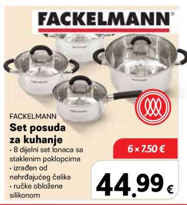 FACKELMANN Set posuda za kuhanje
