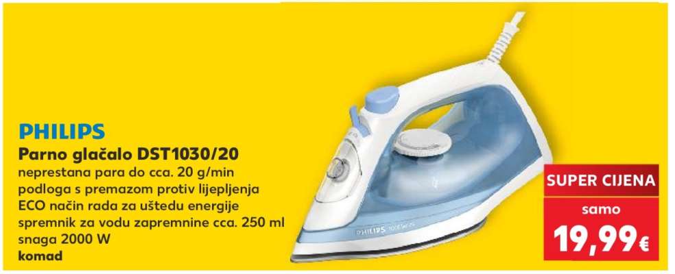 PHILIPS Parno glačalo DST1030/20