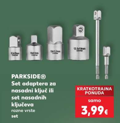 PARKSIDE® Set adaptera za nasadni ključ ili set nasadnih ključeva