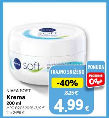 NIVEA SOFT Krema 200 ml