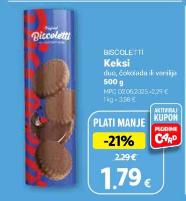BISCOLETTI Keksi