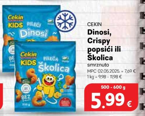 Dinosi, Crispy popsići ili Školica