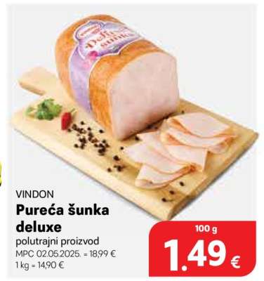 Pureća šunka Deluxe