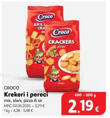 Krekeri i pereci