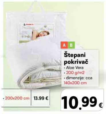 Štepani pokrivač
