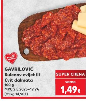 GAVRILOVIĆ Kulenov cvijet ili Cvit dalmata