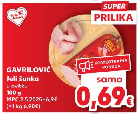 GAVRILOVIĆ Jeli šunka u ovitku