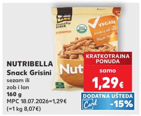 NUTRIBELLA Snack Grisini