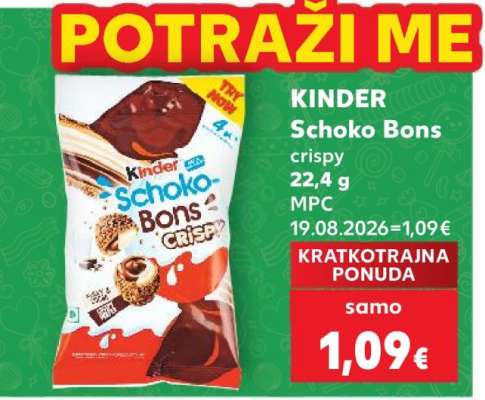 KINDER Schoko Bons Crispy