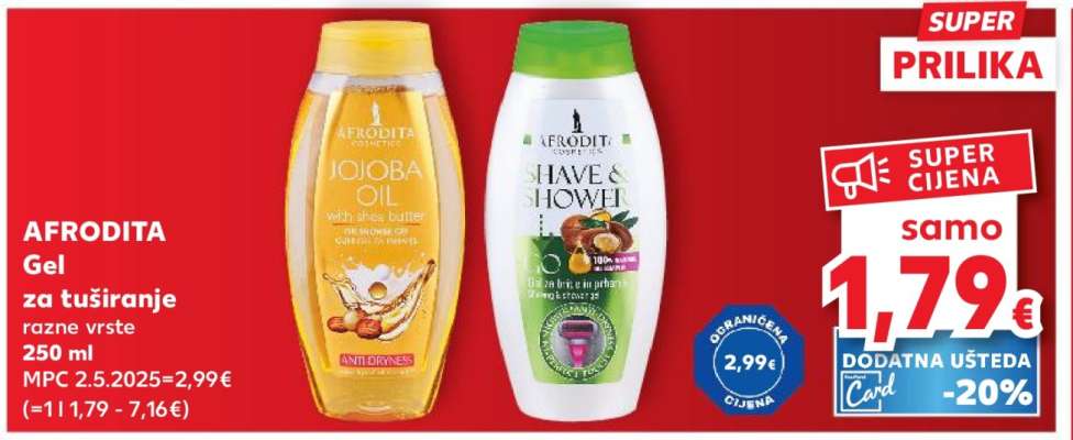 AFRODITA Gel za tuširanje