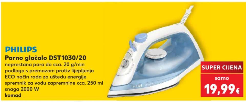 PHILIPS Parno glačalo DST1030/20